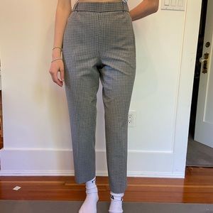 Aritzia Plaid pants in size 8